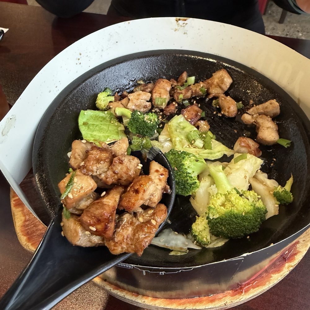 Teriyaki Sizzling Plate (smallest portions ever) Teriyaki Sizzling Plate (smallest portions ever)