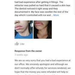 Silver Firs Family & Implant Dentistry - My original review on google