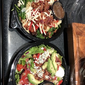 Moretti's Ristorante and Pizzeria - A salad frenzy! Couldn't decide between the spinach with toasted walnuts or the Italian Cobb salad, so got both! - Italian Near Me - Chicago, Illinois Moretti's Ristorante and Pizzeria - A salad frenzy! Couldn't decide between the spinach with toasted walnuts or the Italian Cobb salad, so got both! - Italian Near Me - Chicago, Illinois