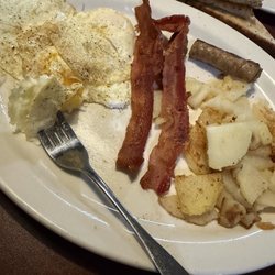 Francis Family Restaurant & Reception Hall - Big Breakfast. Good home fries. Weird the eggs aren't cooked together.