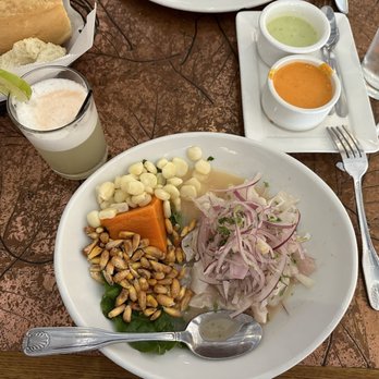 El Rocoto - Ceviche Lenguado snd Pisco Sour! - Peruvian Near Me - Cerritos, California