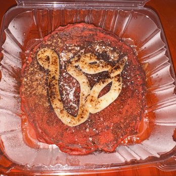 Toasted Gastrobrunch - Red Velvet Cakes (Takeout) $13.50 Cream cheese frosting, cocoa, powdered sugar - Breakfast & Brunch Near Me - Las Vegas, Nevada
