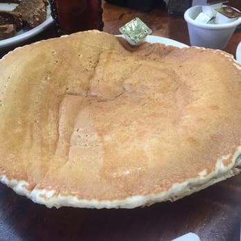 Potato Shack Cafe - Plain manhole pancake. 4 of us ate a portion and had 1/2 leftover! - American Near Me - Encinitas, California Potato Shack Cafe - Plain manhole pancake. 4 of us ate a portion and had 1/2 leftover! - American Near Me - Encinitas, California