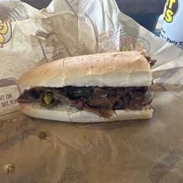 The half of the giant sub. The half of the giant sub.
