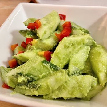 Chang Chang - Garlic Cucumber Salad with Scallion Pesto - Chinese Near Me - Washington, DC, District of Columbia