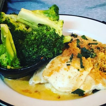 Moonshine Grill - Seared Rainbow Trout with yummy grits - Southern Near Me - Austin, Texas