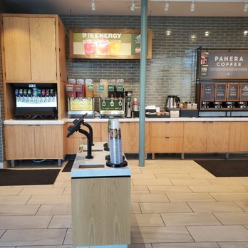 Panera Bread - Self service drink area - Salad Near Me - San Diego, California Panera Bread - Self service drink area - Salad Near Me - San Diego, California