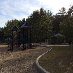 A couple of pavilions for lunches and picnics.