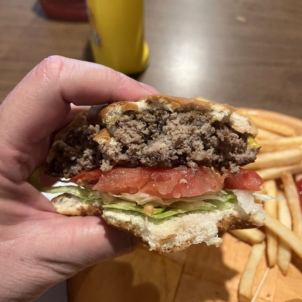 BG's Restaurant and Lounge - Thick hand patted burger! - Dive Bars Near Me - North Star, Ohio
