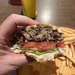 BG's Restaurant and Lounge - Thick hand patted burger!
