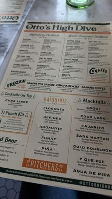 Menu photo 3 Otto’s High Dive Orlando, FL Menu photo 3 Otto’s High Dive Orlando, FL
