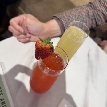 Taste & Glory - Strawberry and Pineapple Mimosas - Breakfast & Brunch Near Me - San Mateo, California Taste & Glory - Strawberry and Pineapple Mimosas - Breakfast & Brunch Near Me - San Mateo, California