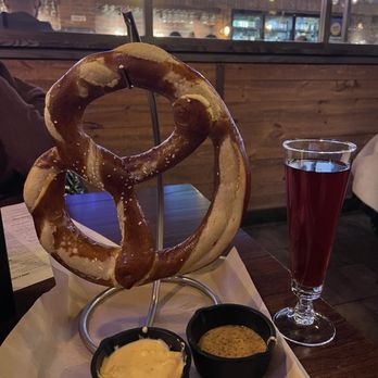 World of Beer - German Pretzel and Boon Framboise beer - Pubs Near Me - West Hartford, Connecticut World of Beer - German Pretzel and Boon Framboise beer - Pubs Near Me - West Hartford, Connecticut