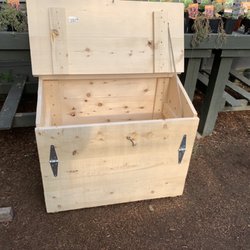 Redwood Nursery & Garden Center - New Wood Storage Box in stock