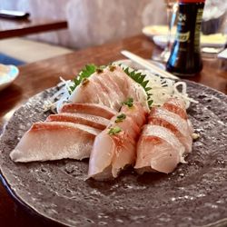 Mix of sashimi from the special menu