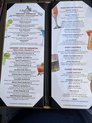 Menu photo 2 Jimador Columbia, SC