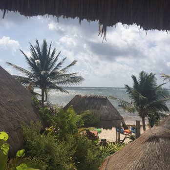 Maya Chan Beach - View from the treehouse - Mexican Near Me - Majahual, ROO Maya Chan Beach - View from the treehouse - Mexican Near Me - Majahual, ROO