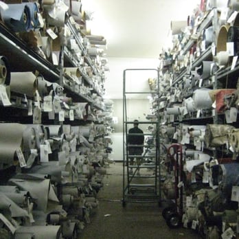 A1 Foam & Fabrics - Aisle of upholstery fabric: Vinyl, cotton and polyester blend. - Fabric Stores Near Me - Santa Ana, California