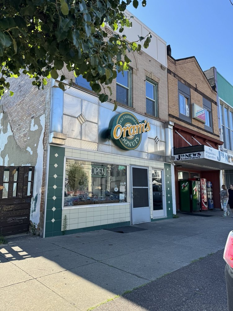 Food from Oram's Donut Shop