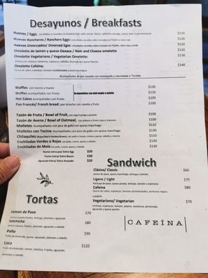 Menu photo 2 Cafeína Tulum, ROO