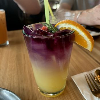 Dok Khao - Yuzu drinks (mocktail). I don't remember its full name though - Thai Near Me - Woodbridge, Virginia
