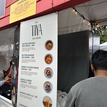 Tiya - Outside food truck - Indian Near Me - San Francisco, California