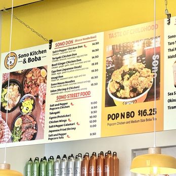 Sono Kitchen & Boba - Food menu - Bubble Tea Near Me - Gilbert, Arizona Sono Kitchen & Boba - Food menu - Bubble Tea Near Me - Gilbert, Arizona
