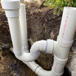 Duke's Plumbing - cleanouts installed. part of a whole home repipe.