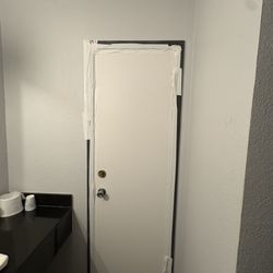 Motel 6 - Connecting door maybe tape instead of a lock???