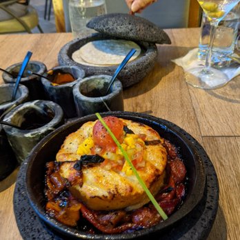 Sonora Grill - Baked parmesan cheese...tasty but I may have gone down a different cheese highway - Steakhouses Near Me - Playa del Carmen, ROO Sonora Grill - Baked parmesan cheese...tasty but I may have gone down a different cheese highway - Steakhouses Near Me - Playa del Carmen, ROO
