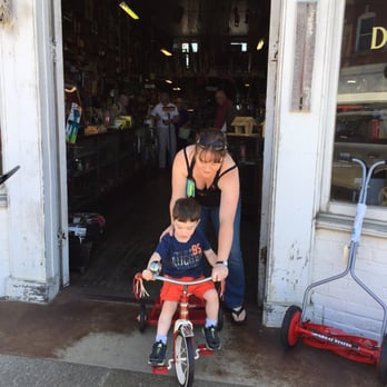 Turner D E & Co Hardware Store - My son riding his new tricycle from the store. They sell metal trikes and wagons! - Hardware Stores Near Me - Mooresville, North Carolina Turner D E & Co Hardware Store - My son riding his new tricycle from the store. They sell metal trikes and wagons! - Hardware Stores Near Me - Mooresville, North Carolina