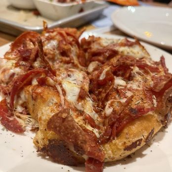 BJ's Restaurant & Brewhouse - Pepperoni Extreme Pizza - Mini - New American Near Me - Reno, Nevada BJ's Restaurant & Brewhouse - Pepperoni Extreme Pizza - Mini - New American Near Me - Reno, Nevada