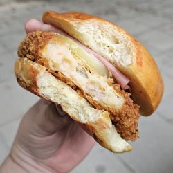 Mighty Hans - Shrimp patty sando