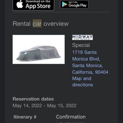 Midway Car Rental - My good for nothing reservation