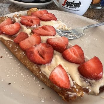 Burleson Brunch House - Strawberry Crepes with Cream Cheese filling - Breakfast & Brunch Near Me - Burleson, Texas Burleson Brunch House - Strawberry Crepes with Cream Cheese filling - Breakfast & Brunch Near Me - Burleson, Texas