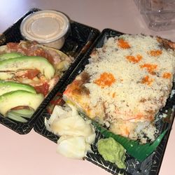 Hanami Japanese Cuisine - Fried Wonton Sushi Tacos Bear Mountain Roll