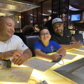 Kaika Teppanyaki - Family night enjoying some live action cooking! - Asian Fusion Near Me - Jacksonville, Florida