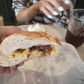Mike's Coffee and Deli - Bacon and egg sandwich - Breakfast & Brunch Near Me - New York, New York Mike's Coffee and Deli - Bacon and egg sandwich - Breakfast & Brunch Near Me - New York, New York