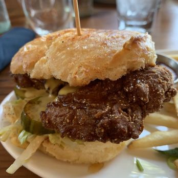 Wood Ash Rye - So tasty and flavorful chicken in-a biscuit sandwich! - New American Near Me - St. George, Utah Wood Ash Rye - So tasty and flavorful chicken in-a biscuit sandwich! - New American Near Me - St. George, Utah