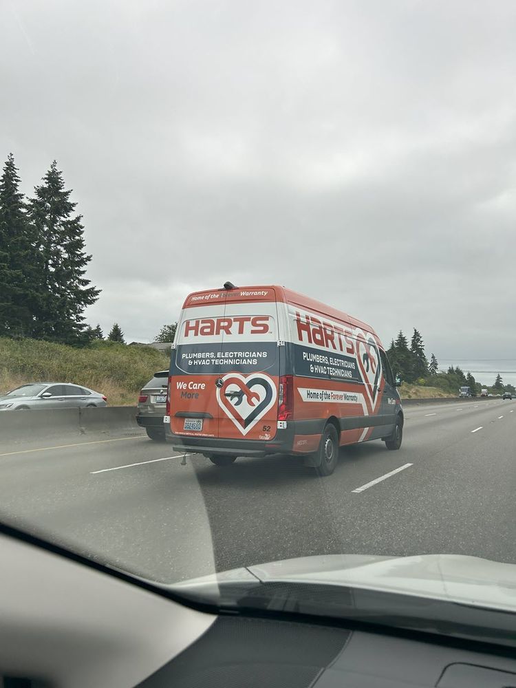 Slide of Harts Plumbers, Electricians, & HVAC Technicians