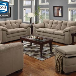 Astoria NY Furniture - Sofa and Love Seat   Luna Miner By Simmons Upholstery. Available at our stores in chocolate.
