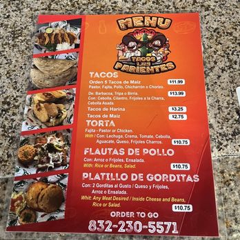 Tacos Los Parientes - Mexican Near Me - Pearland, Texas