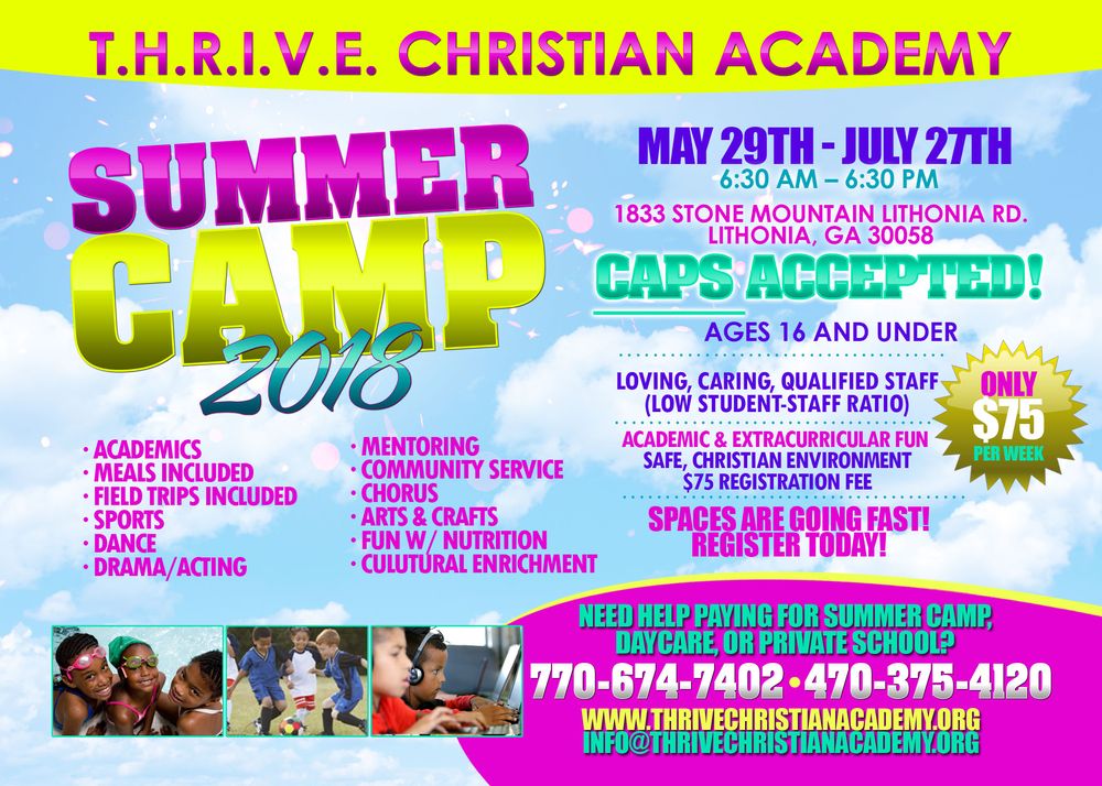 CAMP THRIVE Updated October 2024 6015 Old Stone Mountain Rd