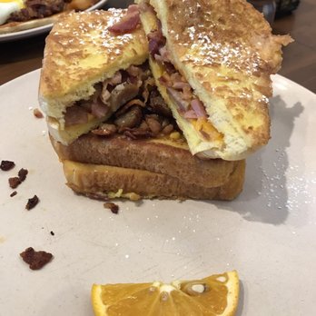 Early Harvest Diner - Meat stuffed French toast - yum - Diners Near Me - Wakefield, Massachusetts Early Harvest Diner - Meat stuffed French toast - yum - Diners Near Me - Wakefield, Massachusetts