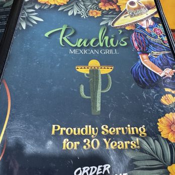 Ruchi's Mexican Grill - Front of menu - Mexican Near Me - Houston, Texas Ruchi's Mexican Grill - Front of menu - Mexican Near Me - Houston, Texas
