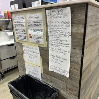 Legendairy Milkshake Bar - One area of the rules posted.  There was another in the back visible through the window. - Desserts Near Me - New Orleans, Louisiana