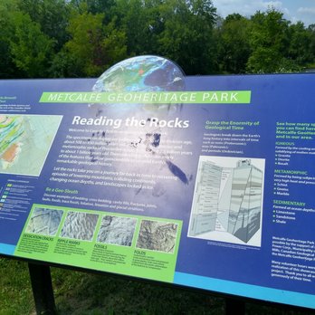 Metcalfe Geoheritage Park - Information about the rocks in the park. - Parks Near Me - Almonte, Ontario Metcalfe Geoheritage Park - Information about the rocks in the park. - Parks Near Me - Almonte, Ontario