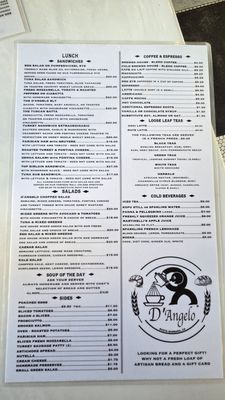 Menu photo 2 D'Angelo's Bakery Santa Barbara, CA Menu photo 2 D'Angelo's Bakery Santa Barbara, CA