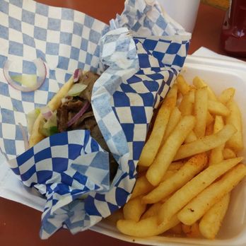 Little Zeus - Gyro combo - Greek Near Me - Carlsbad, California Little Zeus - Gyro combo - Greek Near Me - Carlsbad, California