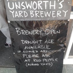 Unsworth's Yard - Brewery - open! (2013)